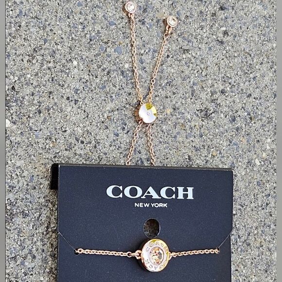 Coach Rose Gold slider bracelet New msrp $78 - Picture 15 of 16